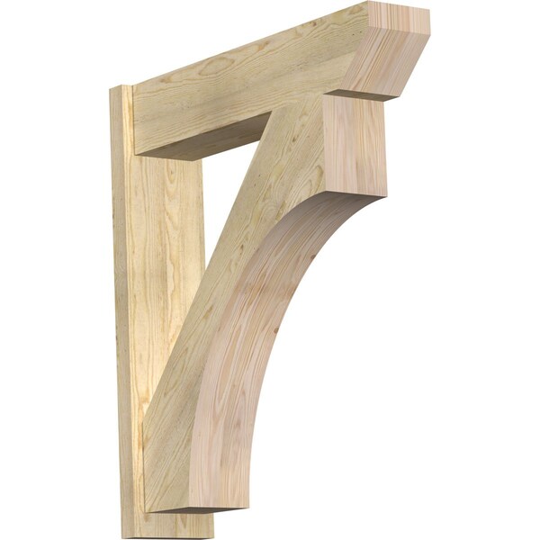 Ekena Millwork Westlake Slat Rough Sawn Outlooker, Douglas Fir, 8"W x 34"D x 38"H OUT08X34X38WTL06RDF - main